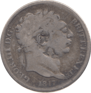 1817 SIXPENCE ( NF ) - SIXPENCE - Cambridgeshire Coins