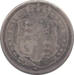 1817 SIXPENCE ( NF ) - SIXPENCE - Cambridgeshire Coins