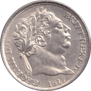 1817 SIXPENCE ( UNC ) - SIXPENCE - Cambridgeshire Coins