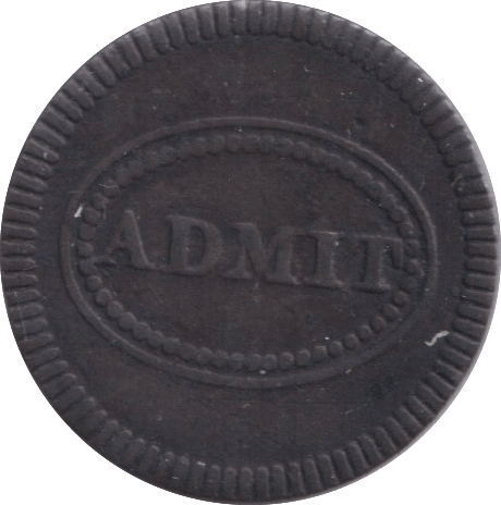 1817 THEATRE TOKEN NEW YORK - OTHER TOKENS - Cambridgeshire Coins