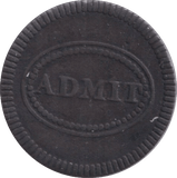 1817 THEATRE TOKEN NEW YORK - OTHER TOKENS - Cambridgeshire Coins