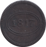 1817 THEATRE TOKEN NEW YORK - OTHER TOKENS - Cambridgeshire Coins