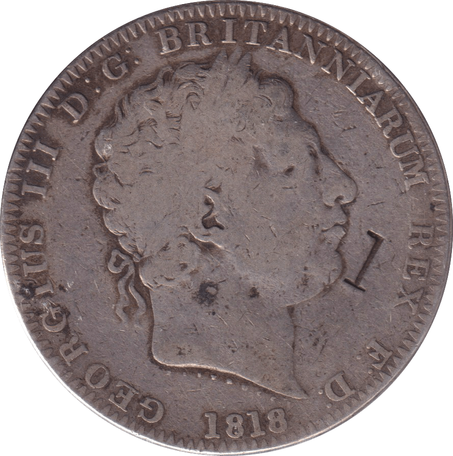 1818 CROWN ( FINE ) - CROWN - Cambridgeshire Coins