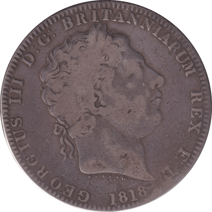 1818 CROWN ( FINE ) - Crown - Cambridgeshire Coins