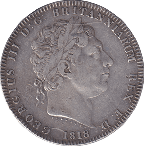 1818 CROWN ( GVF ) - CROWN - Cambridgeshire Coins