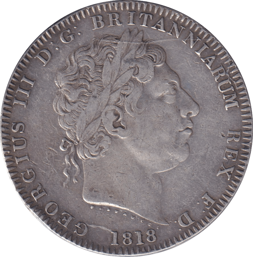 1818 CROWN ( GVF ) - CROWN - Cambridgeshire Coins