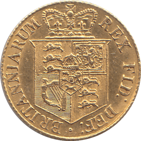 1818 GOLD HALF SOVEREIGN ( EF ) - HALF SOVEREIGN - Cambridgeshire Coins