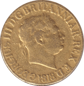 1818 GOLD SOVEREIGN ( GF ) - SOVEREIGN - Cambridgeshire Coins