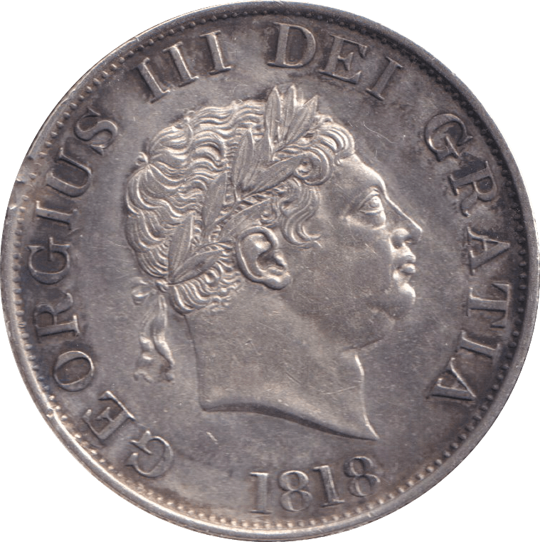 1818 HALFCROWN ( EF ) - HALFCROWN - Cambridgeshire Coins