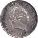 1818 HALFCROWN ( EF ) - HALFCROWN - Cambridgeshire Coins