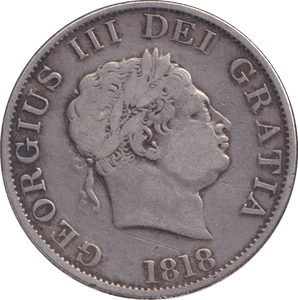 1818 HALFCROWN ( GF ) - HALFCROWN - Cambridgeshire Coins