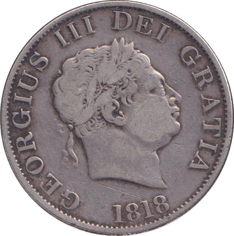 1818 HALFCROWN ( GF ) - HALFCROWN - Cambridgeshire Coins