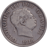 1818 HALFCROWN ( GF ) - HALFCROWN - Cambridgeshire Coins