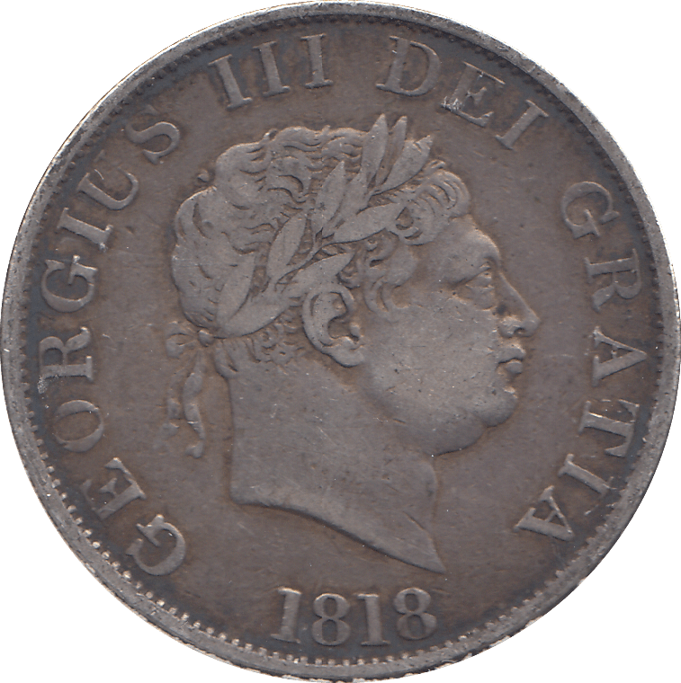1818 HALFCROWN ( GF ) - HALFCROWN - Cambridgeshire Coins