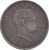 1818 HALFCROWN ( GF ) - HALFCROWN - Cambridgeshire Coins