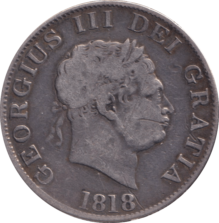 1818 HALFCROWN ( GF ) - HALFCROWN - Cambridgeshire Coins