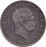1818 HALFCROWN ( GF ) - HALFCROWN - Cambridgeshire Coins