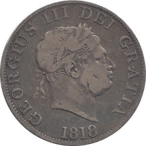 1818 HALFCROWN ( GF) - HALFCROWN - Cambridgeshire Coins