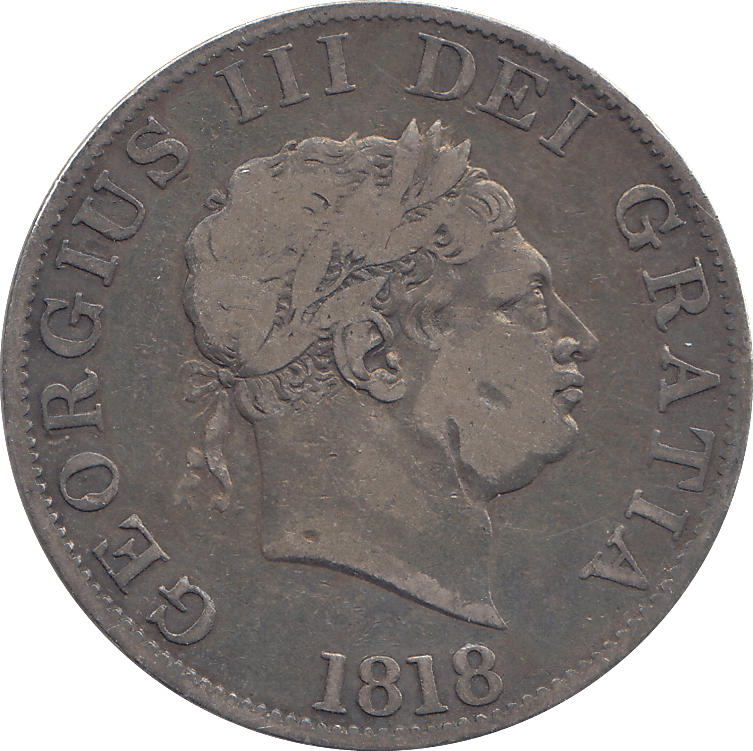 1818 HALFCROWN ( GF) - HALFCROWN - Cambridgeshire Coins