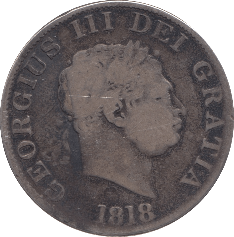 1818 HALFCROWN ( NF ) - Halfcrown - Cambridgeshire Coins