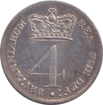 1818 MAUNDY FOURPENCE ( UNC ) - MAUNDY FOURPENCE - Cambridgeshire Coins