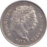 1818 MAUNDY THREEPENCE ( AUNC ) - MAUNDY THREEPENCE - Cambridgeshire Coins