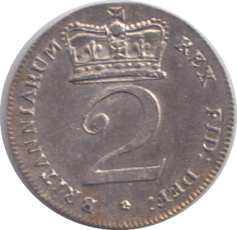 1818 MAUNDY TWOPENCE ( EF ) - MAUNDY TWOPENCE - Cambridgeshire Coins