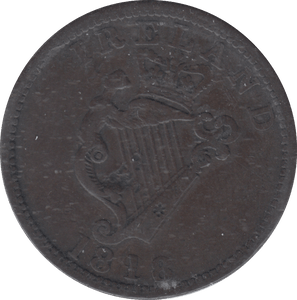 1818 PENNY TOKEN IRELAND - PENNY TOKEN - Cambridgeshire Coins