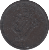 1818 PENNY TOKEN IRELAND - PENNY TOKEN - Cambridgeshire Coins