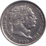 1818 SHILLING ( GVF ) - FLORIN - Cambridgeshire Coins