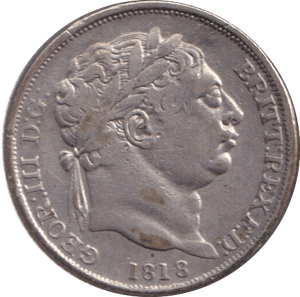 1818 SHILLING ( GVF ) - SHILLING - Cambridgeshire Coins