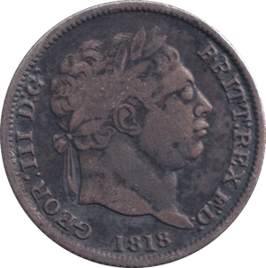 1818 SHILLING ( GVF ) - SHILLING - Cambridgeshire Coins