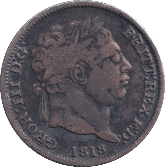 1818 SHILLING ( GVF ) - SHILLING - Cambridgeshire Coins