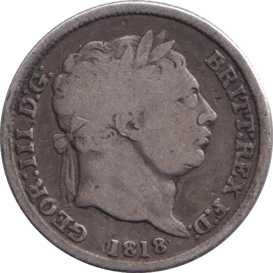 1818 SHILLING ( NF ) - SHILLING - Cambridgeshire Coins