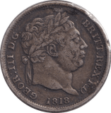 1818 SHILLING ( VF ) - SHILLING - Cambridgeshire Coins