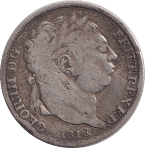 1818 SHILLING ( VF ) - SHILLING - Cambridgeshire Coins