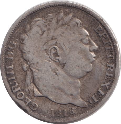 1818 SHILLING ( VF ) - SHILLING - Cambridgeshire Coins
