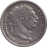 1818 SIXPENCE ( FINE ) - SIXPENCE - Cambridgeshire Coins