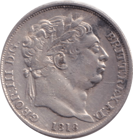 1818 SIXPENCE ( GF ) - SIXPENCE - Cambridgeshire Coins