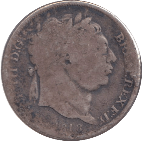 1818 SIXPENCE ( NF ) - SIXPENCE - Cambridgeshire Coins