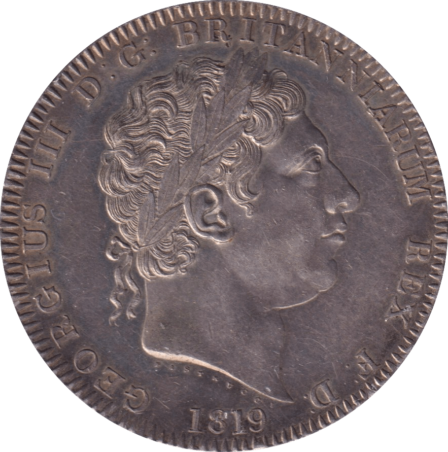 1819 CROWN ( AUNC ) LIX - Crown - Cambridgeshire Coins