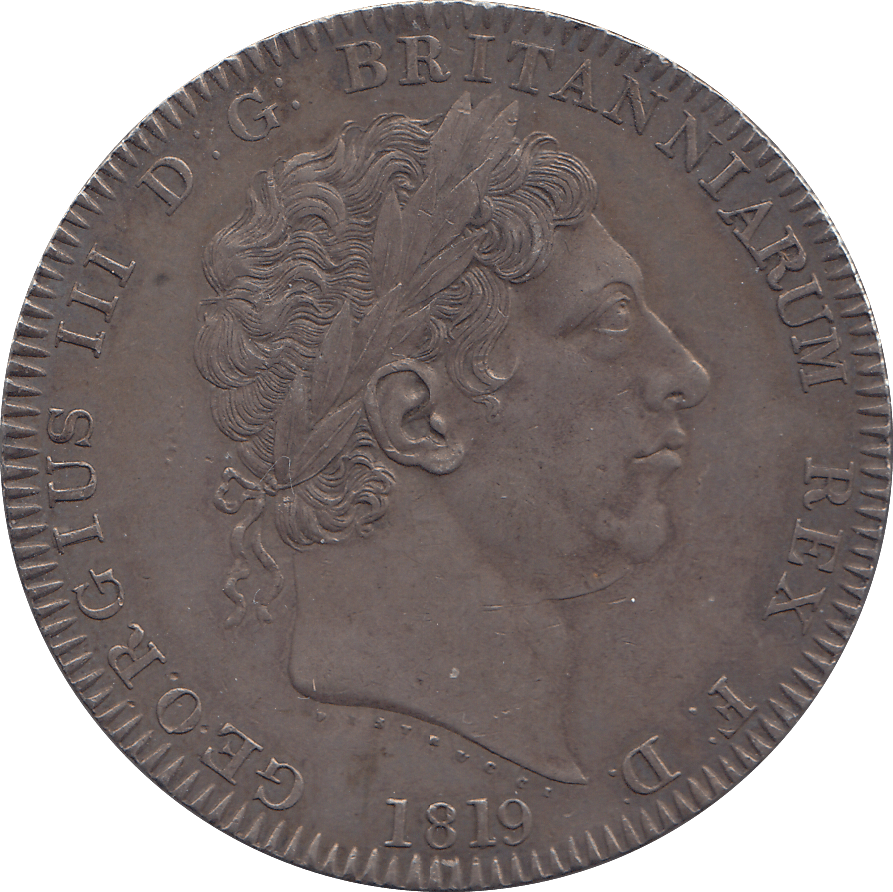 1819 CROWN ( EF ) - CROWN - Cambridgeshire Coins