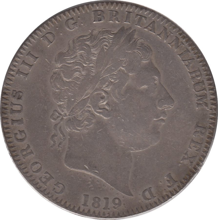 1819 CROWN ( FINE ) - CROWN - Cambridgeshire Coins