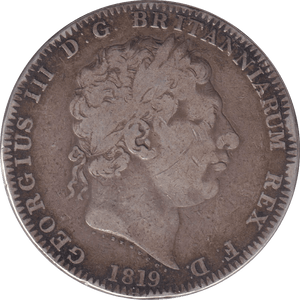 1819 CROWN ( FINE ) - CROWN - Cambridgeshire Coins