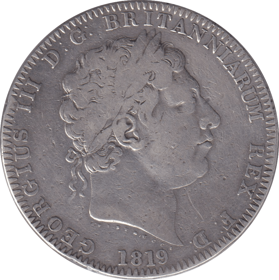 1819 CROWN ( FINE ) - CROWN - Cambridgeshire Coins