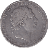 1819 CROWN ( FINE ) - CROWN - Cambridgeshire Coins