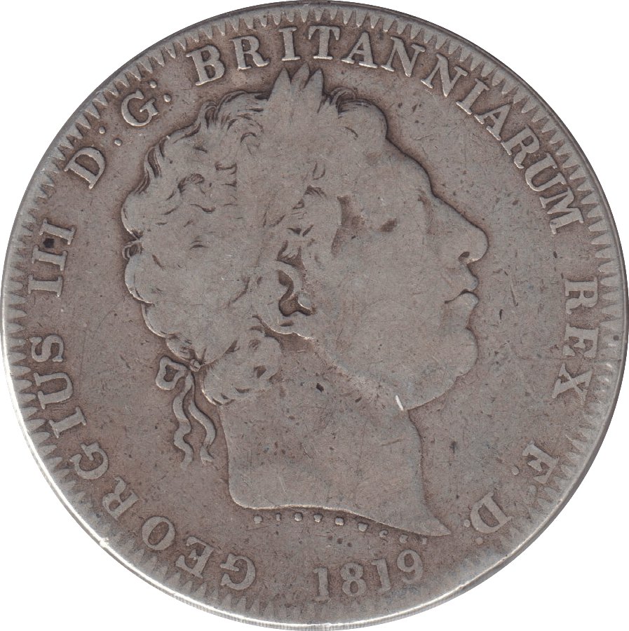 1819 CROWN ( FINE ) - CROWN - Cambridgeshire Coins