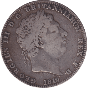 1819 CROWN ( FINE ) - CROWN - Cambridgeshire Coins