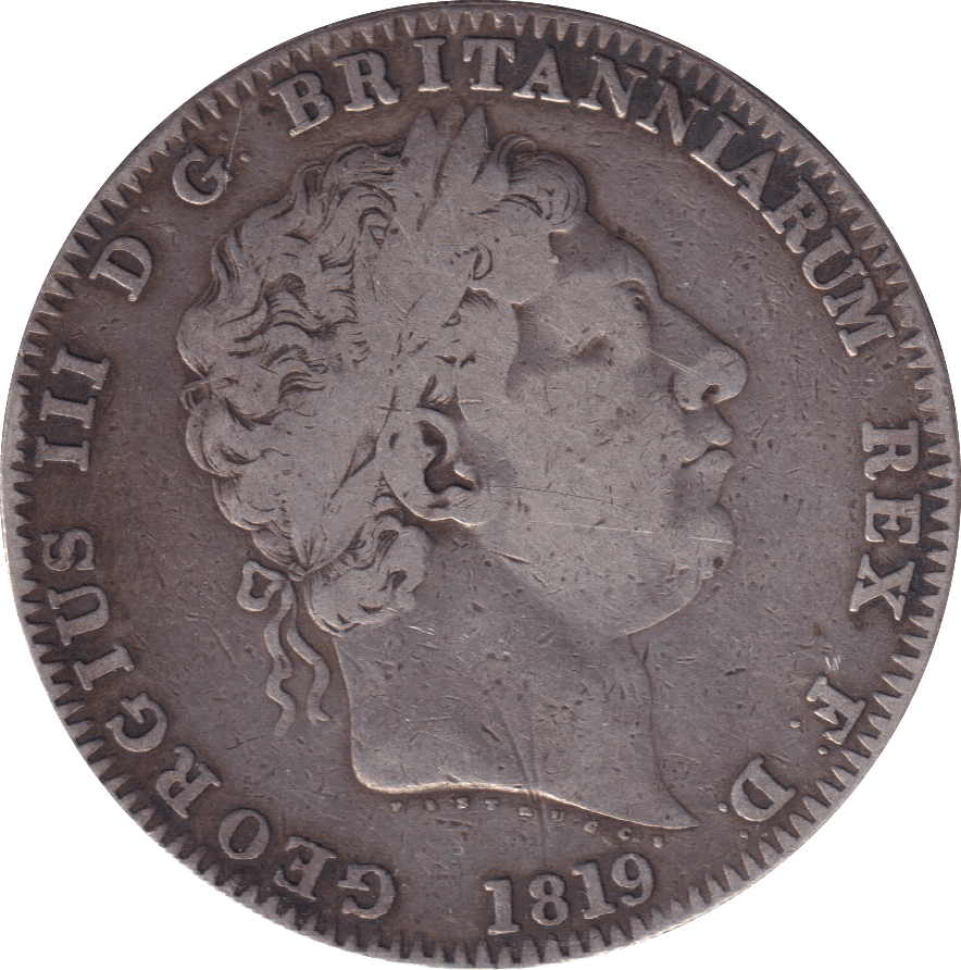 1819 CROWN ( FINE ) - CROWN - Cambridgeshire Coins