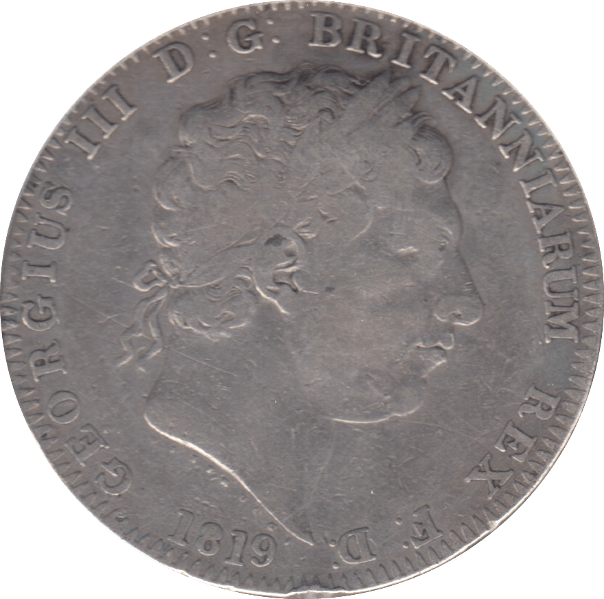 1819 CROWN ( FINE ) - CROWN - Cambridgeshire Coins